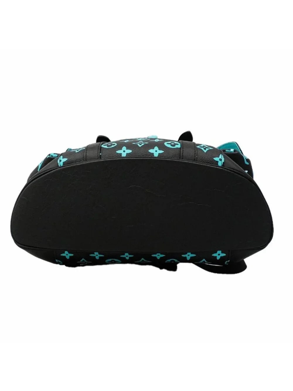 Louis Vuitton Backpack Monogram Playground Christopher MM Black Neon Blue